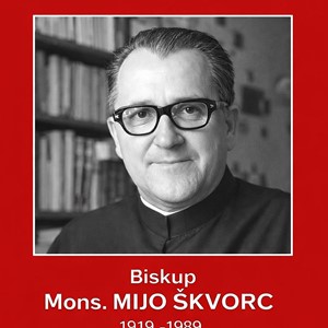 Slavljena misa zadušnica za biskupa Miju Škvorca na 37. obljetnicu njegove smrti